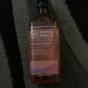 Brand New Bath and Body Works Sunrise Yoga Aromatherapy Body Wash and Foam Bath